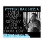Jason Lawless - singing live at Potters Bar & Terrace