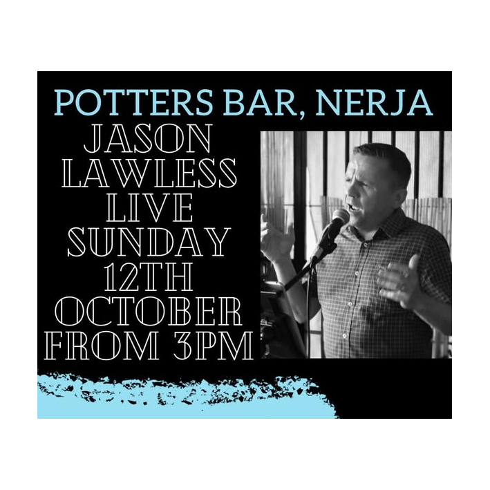 Jason Lawless - singing live at Potters Bar & Terrace