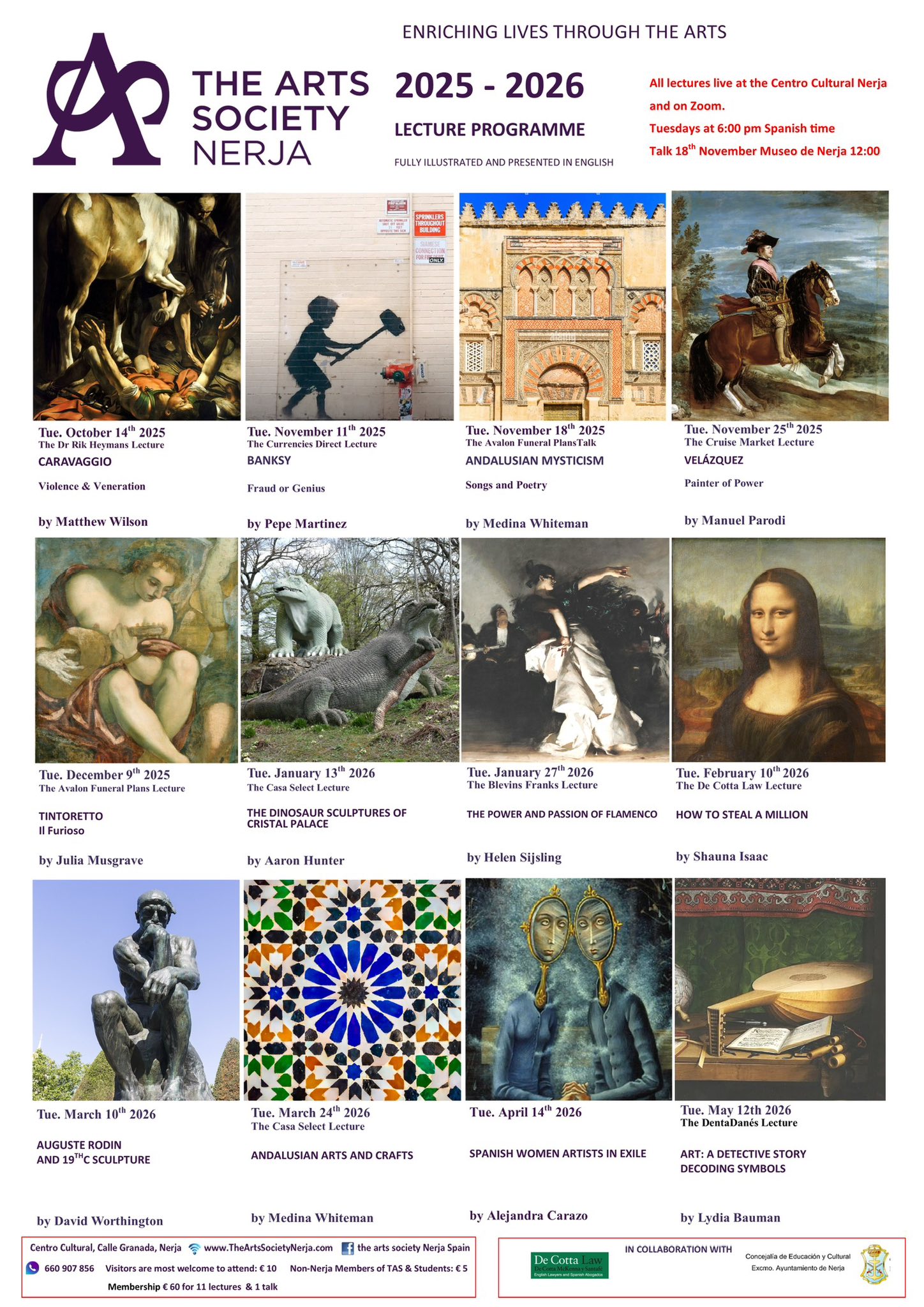 Nerja Arts Society - New Season