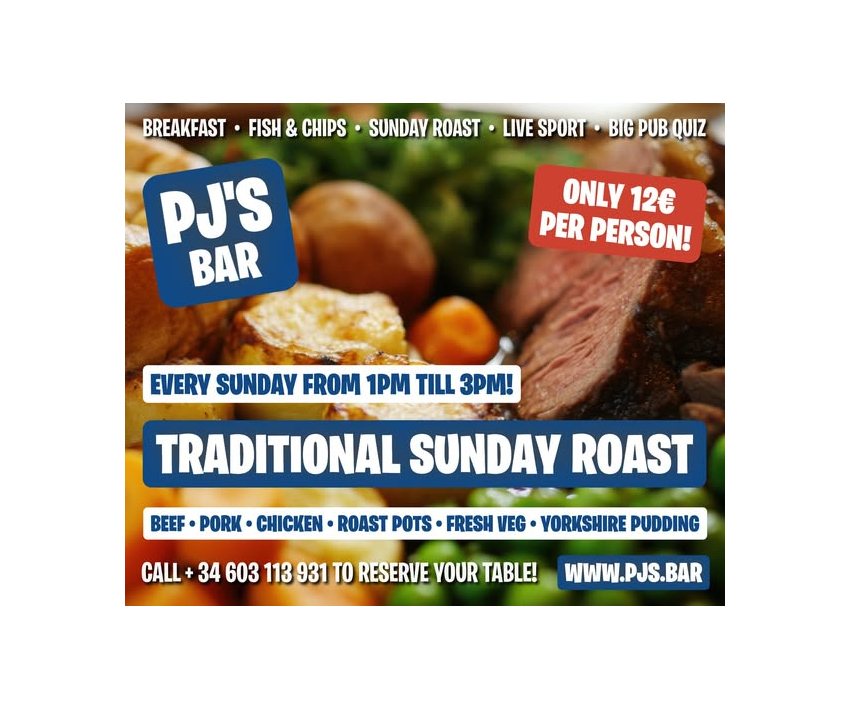 PJs Sunday Roasts