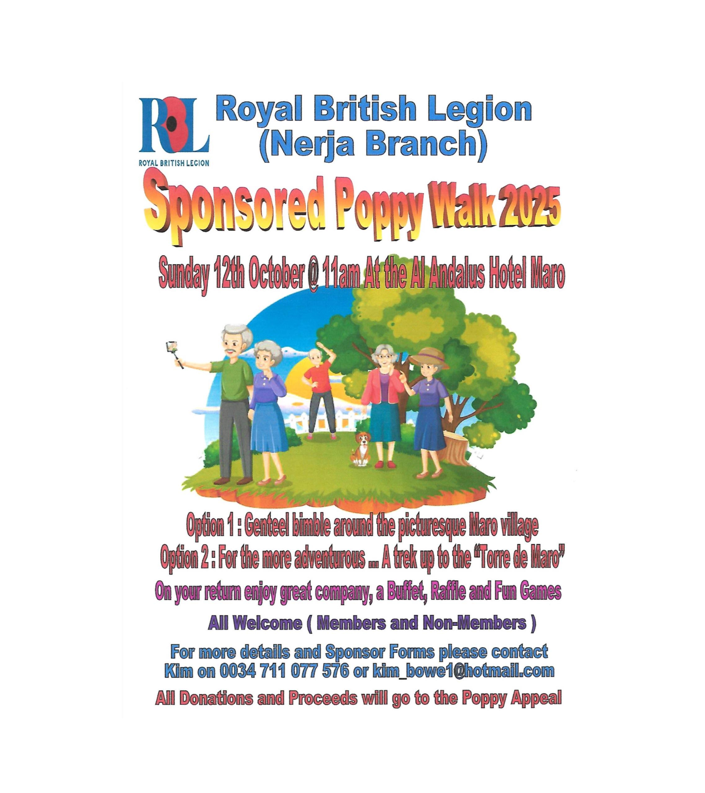 Sponsored Poppy Walk!