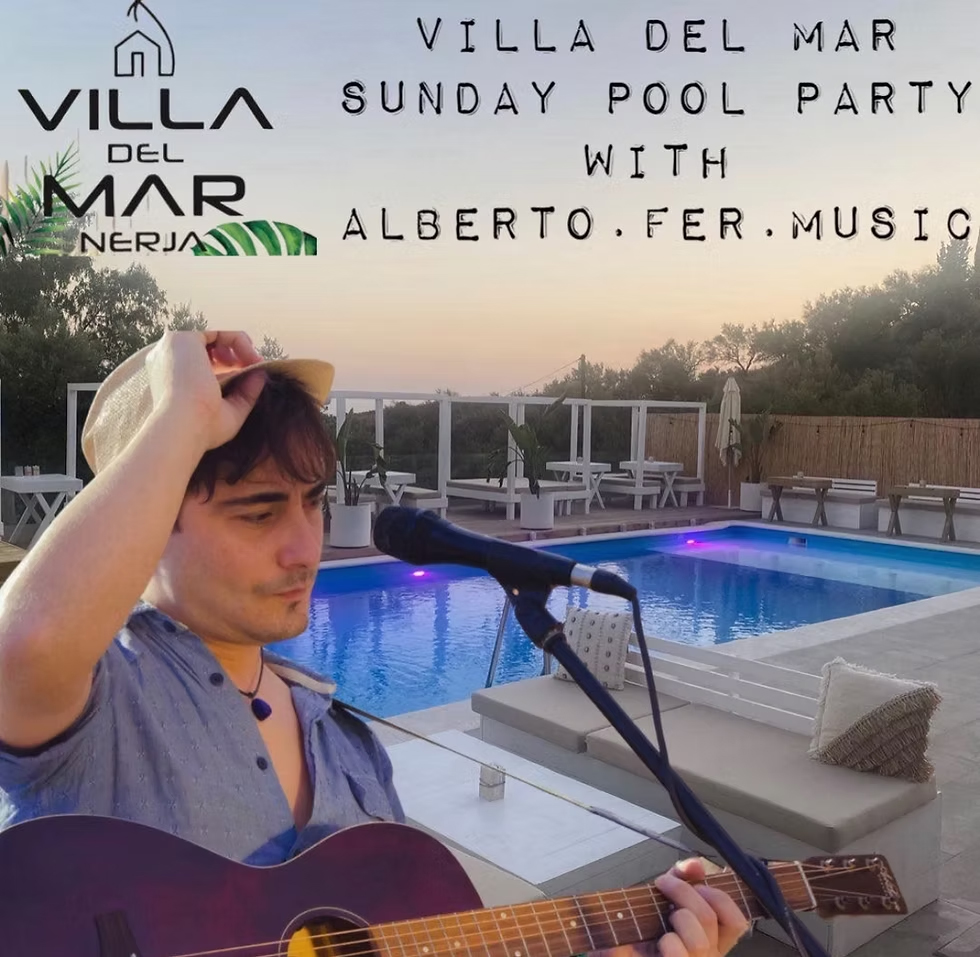 Alberto Live At Villa Del Mar’s Sunday Boozie Brunch on 16th August!