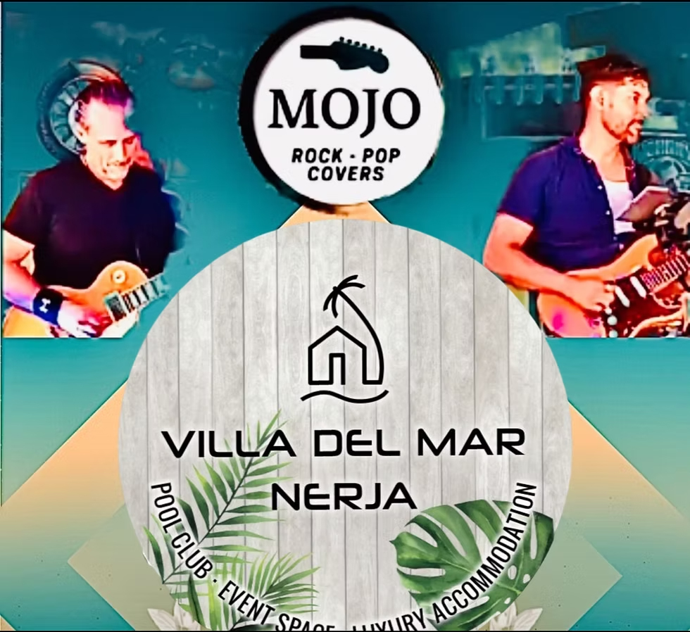 Rock & Pop Covers With The Mojo Band At Villa Del Mar’s Boozie Brunch Pool Party - Sunday 6 September.